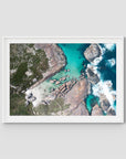 Elephant Rocks Denmark - Art Print - Traditional Frame - White - Landscape