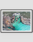 Elephant Rocks Denmark ii - Art Print - Traditional Frame - Black - Landscape