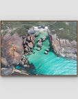 Elephant Rocks Denmark ii - Art Print - Float Frame Canvas - Raw Oak - Landscape