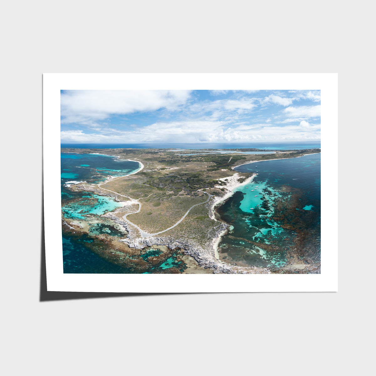 Rottnest Island Panorama - Art Print - Fine Art Paper - Unframed Print - Landscape