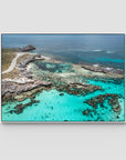 Little Salmon Bay High - Art Print - Float Frame Canvas - White - Landscape