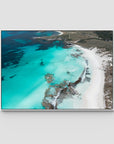 Salmon Bay iii - Art Print - Float Frame Canvas - White - Landscape