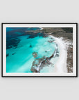 Salmon Bay iii - Art Print - Traditional Frame - Black - Landscape