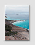 West Beach Coastline - Esperance - Art Print - Float Frame Canvas - White - Portrait