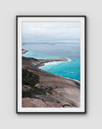 West Beach Coastline - Esperance - Art Print - Traditional Frame - Black - Portrait