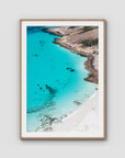 Blue Haven Blues - Esperance - Art Print - Traditional Frame - Raw Oak - Portrait
