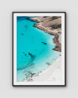 Blue Haven Blues - Esperance - Art Print - Traditional Frame - Black - Portrait