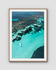 Porpoise Bay - Rottnest Island - Art Print - Traditional Frame - Raw Oak - Portrait