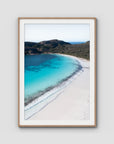 Lucky Bay ii - Esperance - Art Print - Traditional Frame - Raw Oak - Portrait