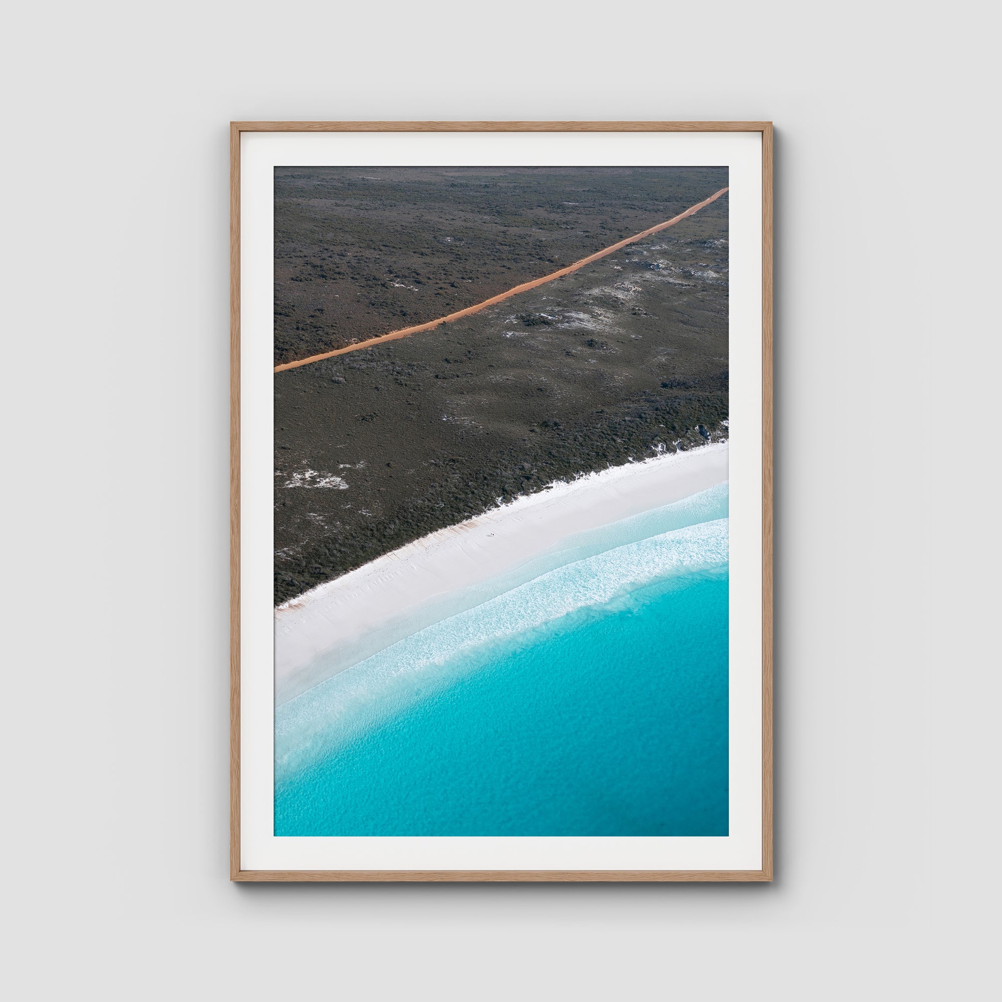 Blue Water &amp; Red Dirt - Esperance - Art Print Tidaltones