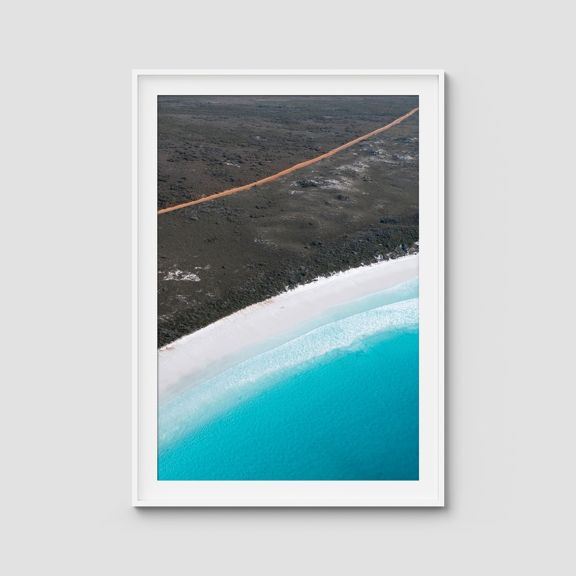 Blue Water &amp; Red Dirt - Esperance - Art Print Tidaltones