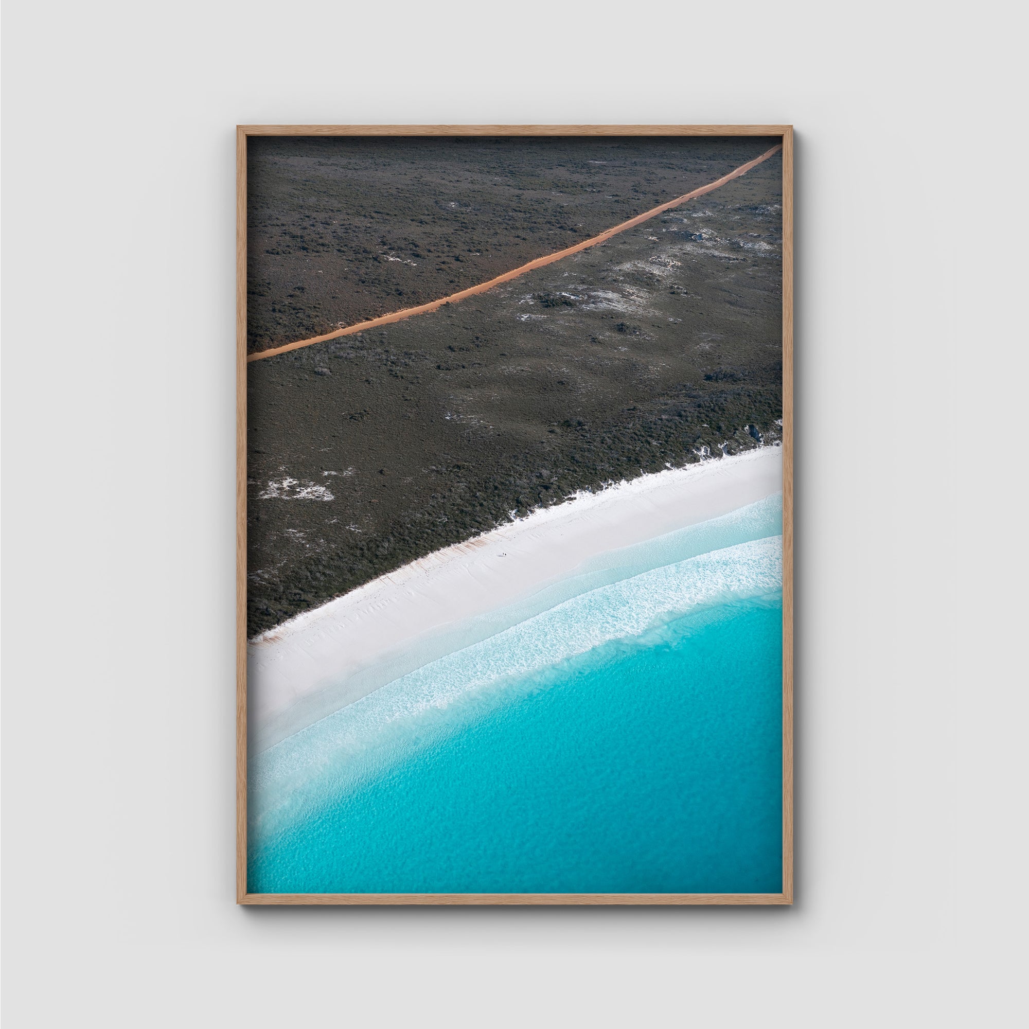 Blue Water &amp; Red Dirt - Esperance - Art Print Tidaltones