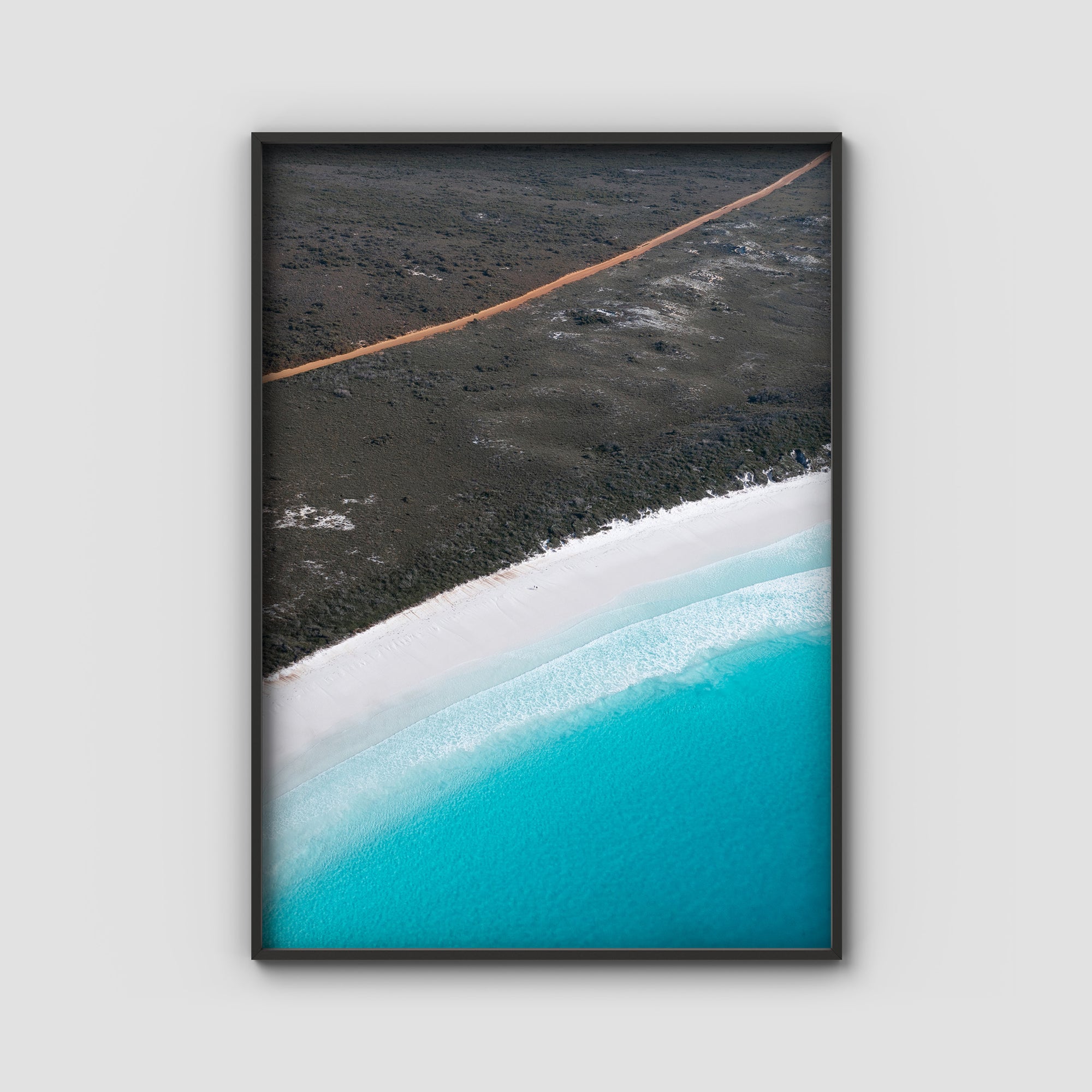 Blue Water &amp; Red Dirt - Esperance - Art Print Tidaltones