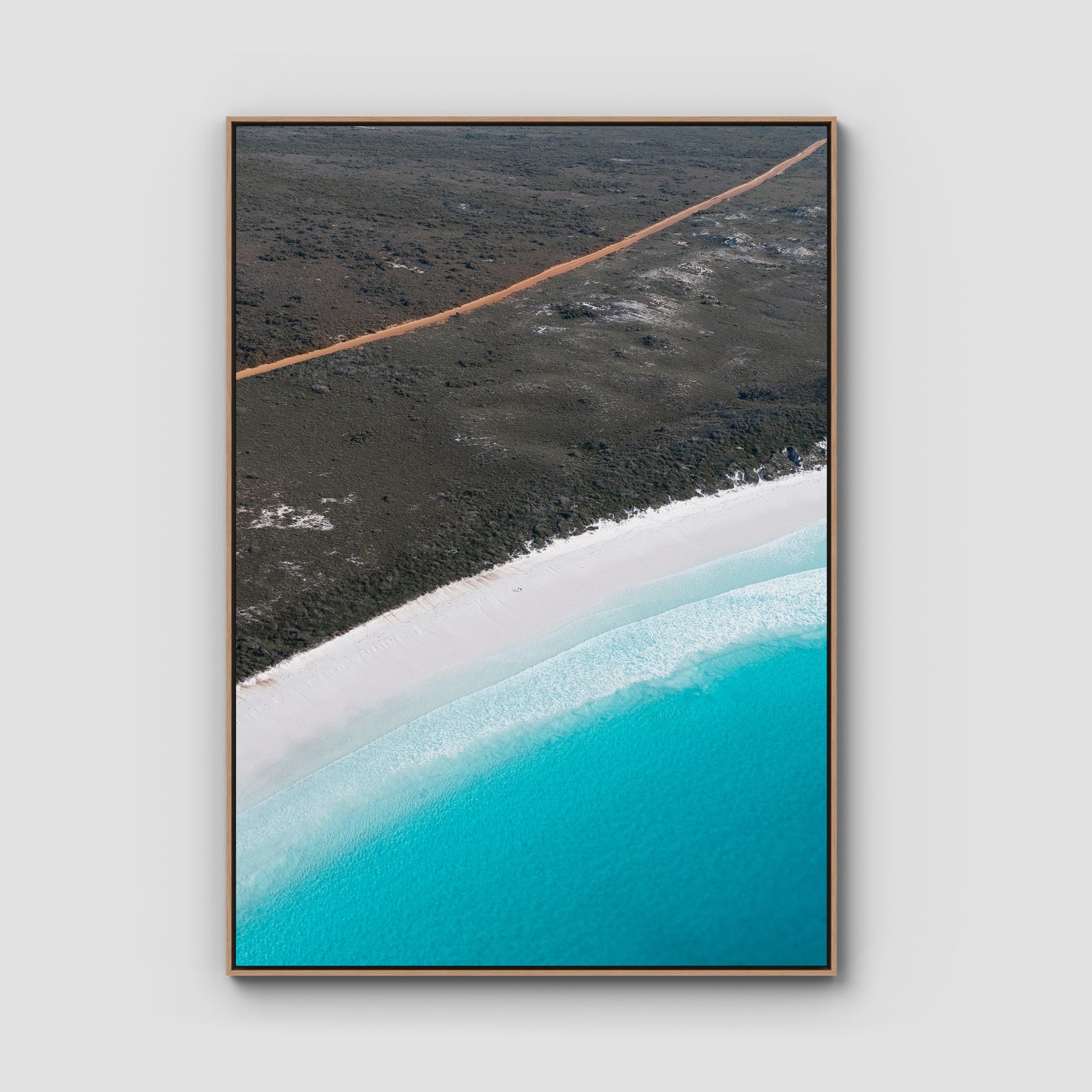 Blue Water &amp; Red Dirt - Esperance - Art Print Tidaltones