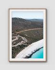 Lucky Bay Campground - Esperance - Art Print - Traditional Frame - Raw Oak - Portrait