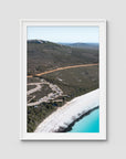 Lucky Bay Campground - Esperance - Art Print - Traditional Frame - White - Portrait