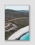 Lucky Bay Campground - Esperance - Art Print - Float Frame Canvas - White - Portrait