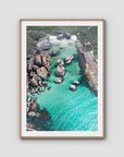 Elephant Rocks Denmark ii - Art Print - Traditional Frame - Raw Oak - Portrait