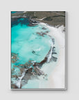 Salmon Bay iii - Art Print - Float Frame Canvas - White - Portrait