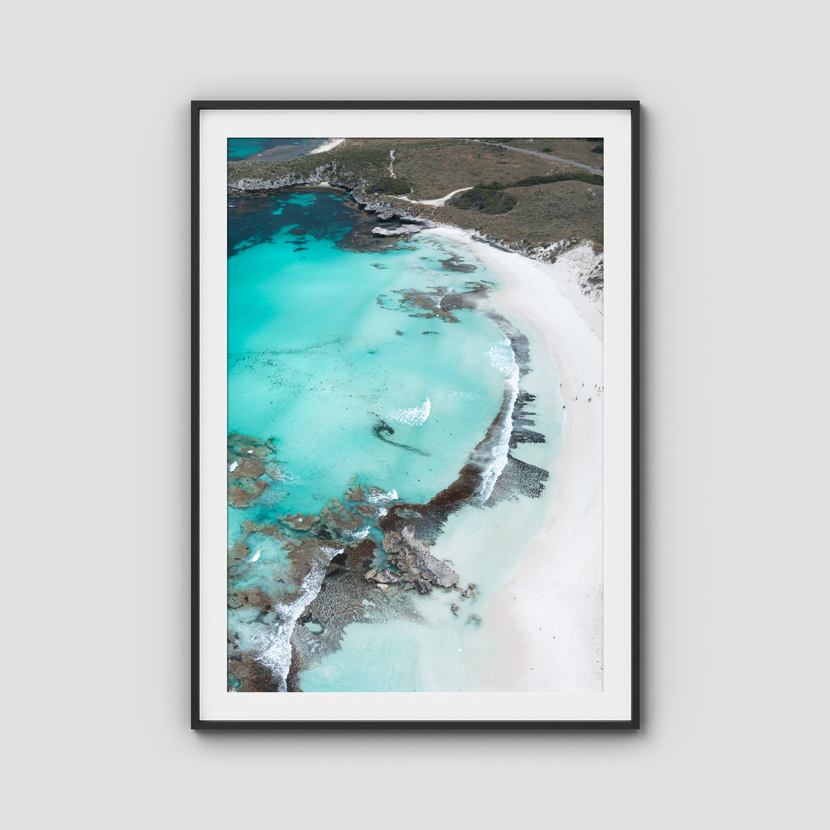 Salmon Bay iii - Art Print - Traditional Frame - Black - Portrait