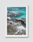 Salmon Bay Curves - Art Print - Traditional Frame - White - Portrait