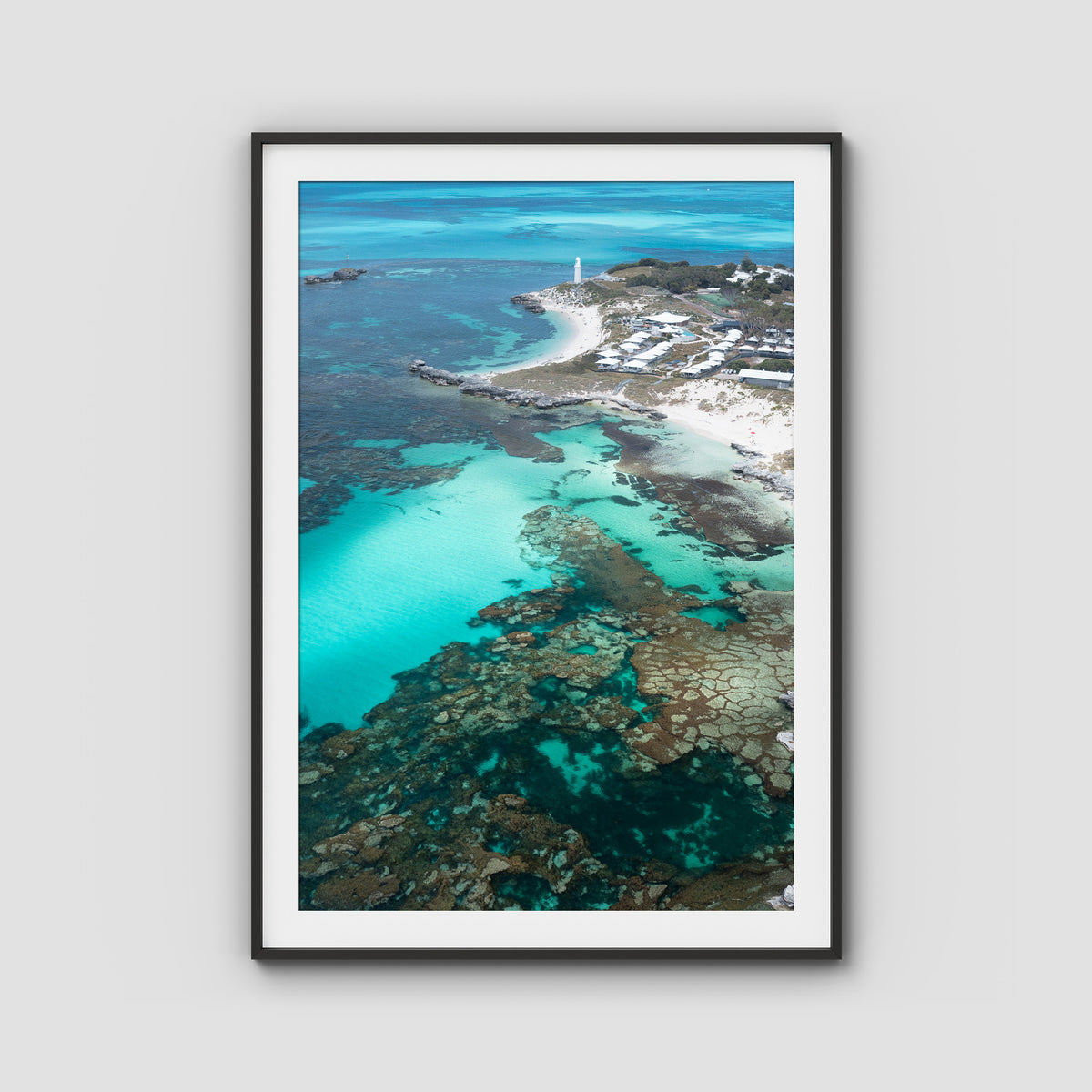 The Basin - Art Print - Traditional Frame - Black - Portrait