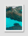 The Basin ii - Art Print - Traditional Frame - White - Portrait