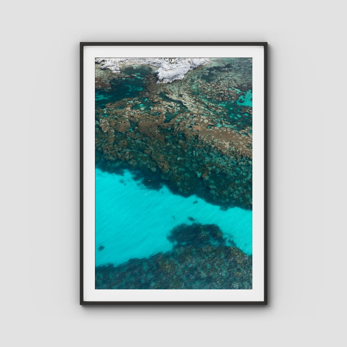 The Basin ii - Art Print - Traditional Frame - Black - Portrait