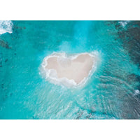 Love Heart Sand Bank - Mentawai - Art Print Tidaltones