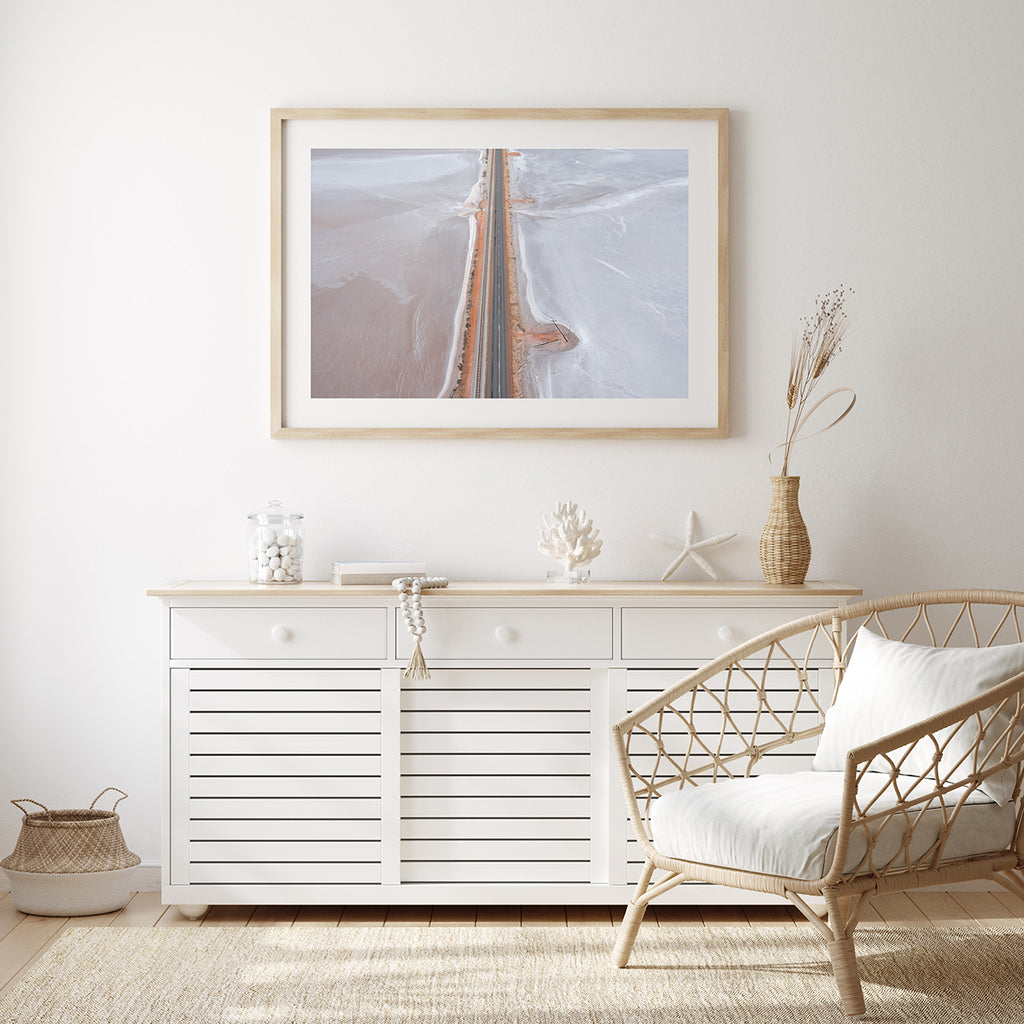 West Oz Salt Lake - Art Print