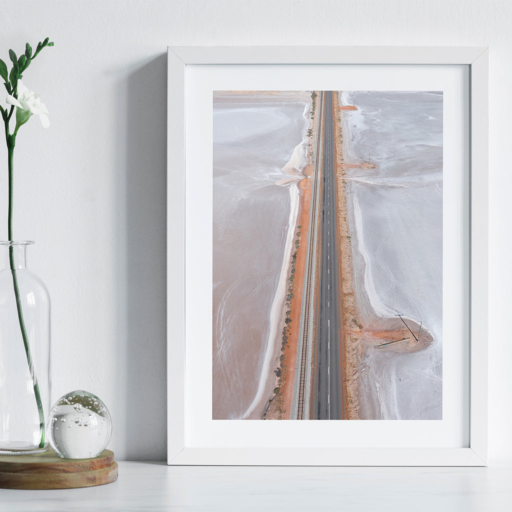 West Oz Salt Lake - Art Print