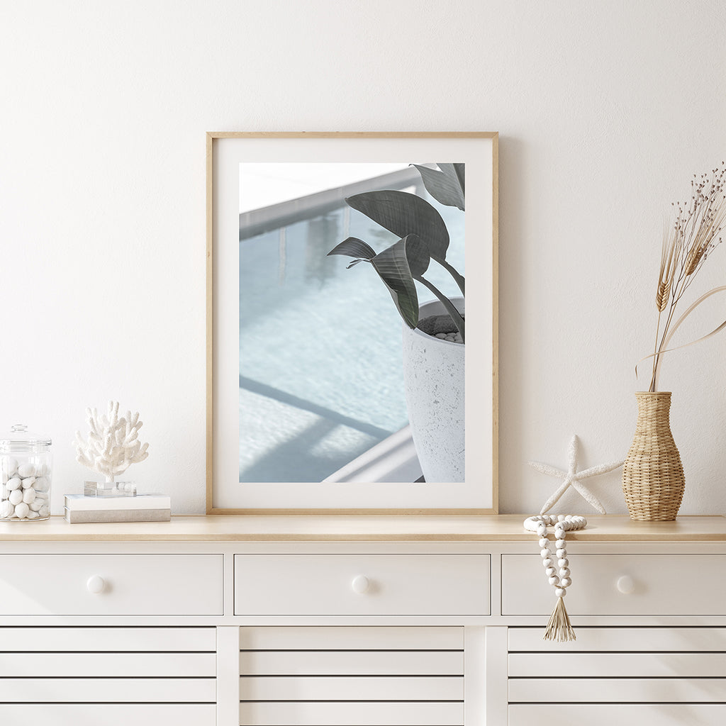 By The Pool - Art Print