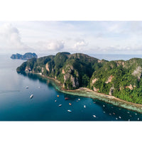Koh Phi Phi Coastline - Art Print Tidaltones