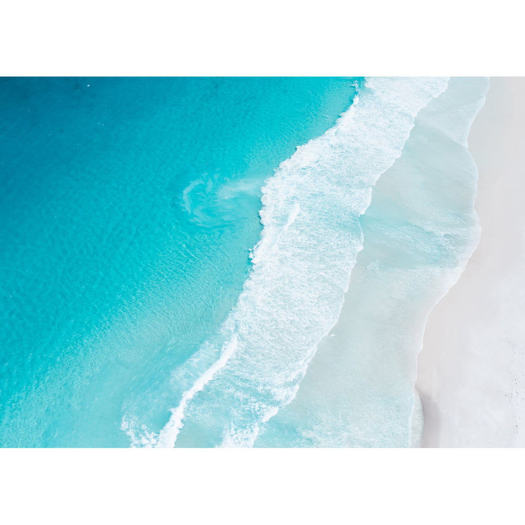 Le Grand Beach White Wash - Art Print
