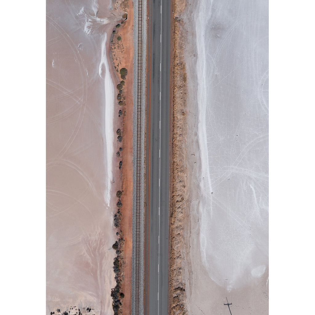 West Oz Salt Lake ii - Art Print