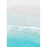 Twilight Beach Blue & White - Art Print