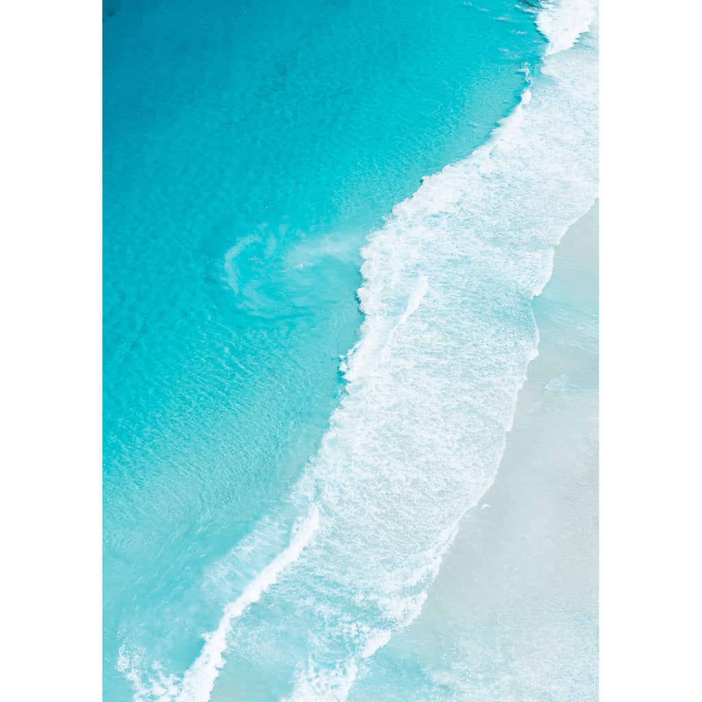 Le Grand Beach White Wash - Art Print